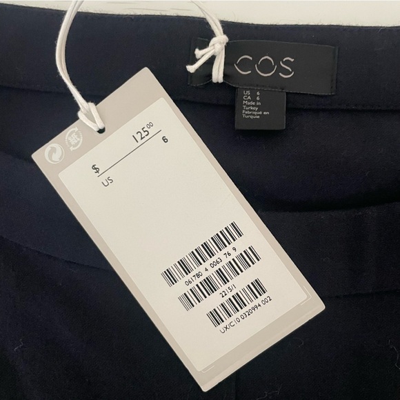 COS wool Dress with high neckline and pockets size 6 NWT - Picture 7 of 8